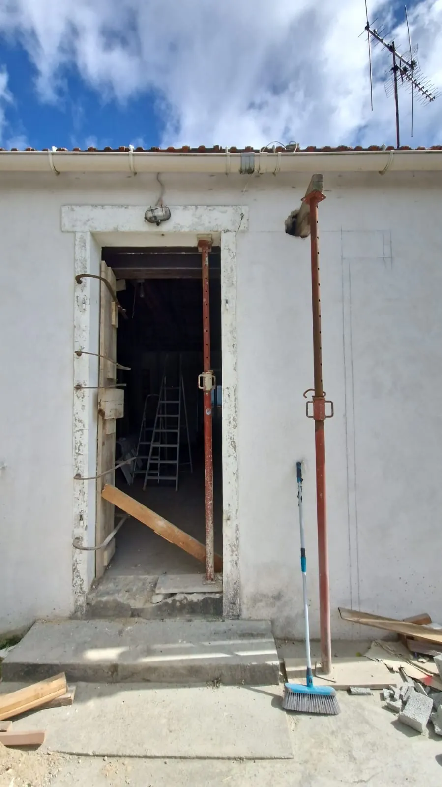 Ouverture étayée dans un mur porteur à La Bernerie-en-Retz